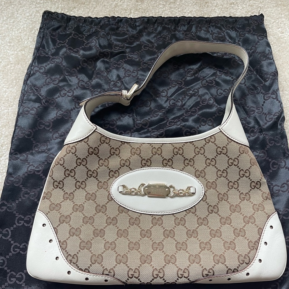Gucci GG Canvas Punch Hobo